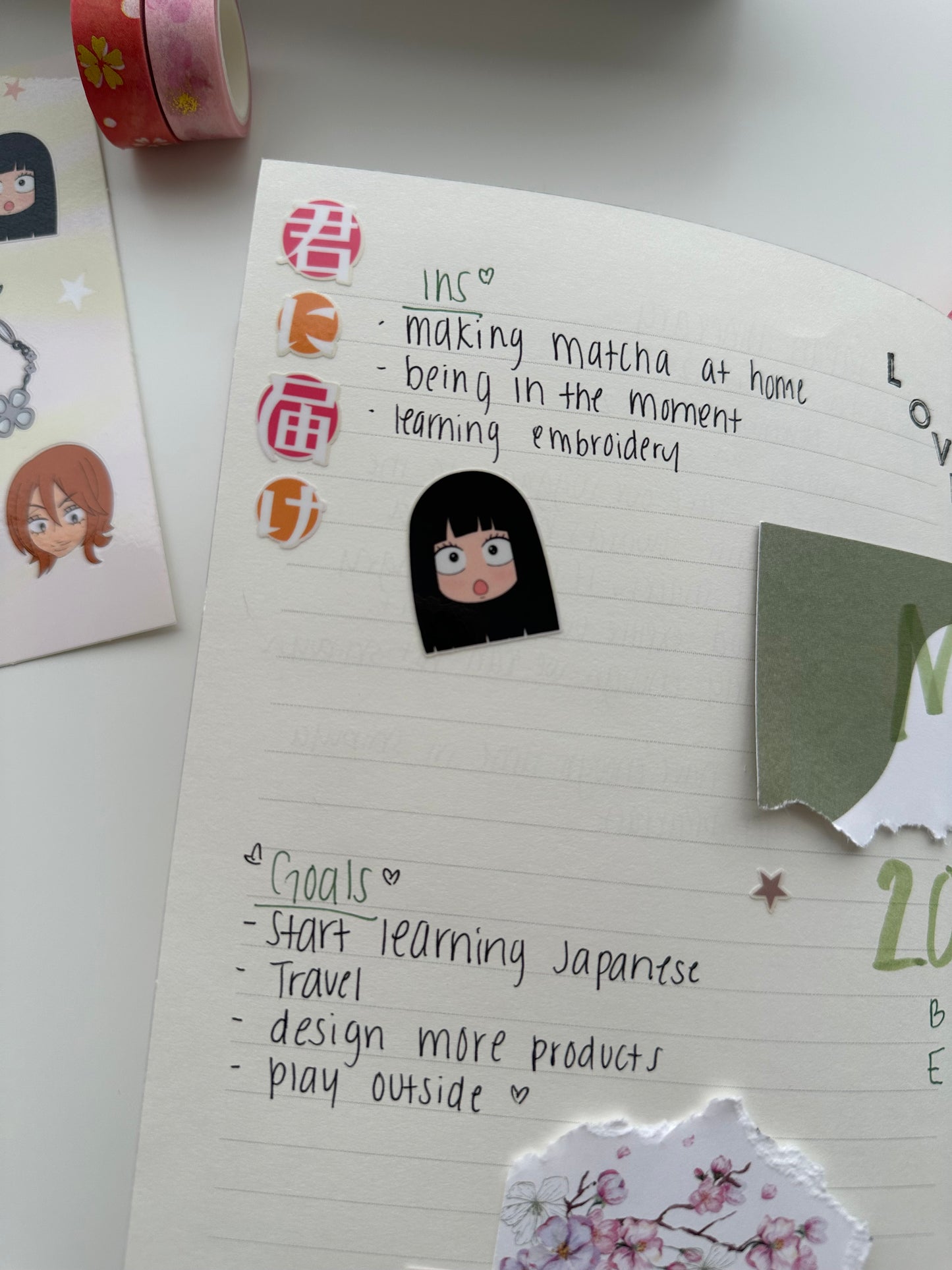 Kimi ni Todoke sticker sheet
