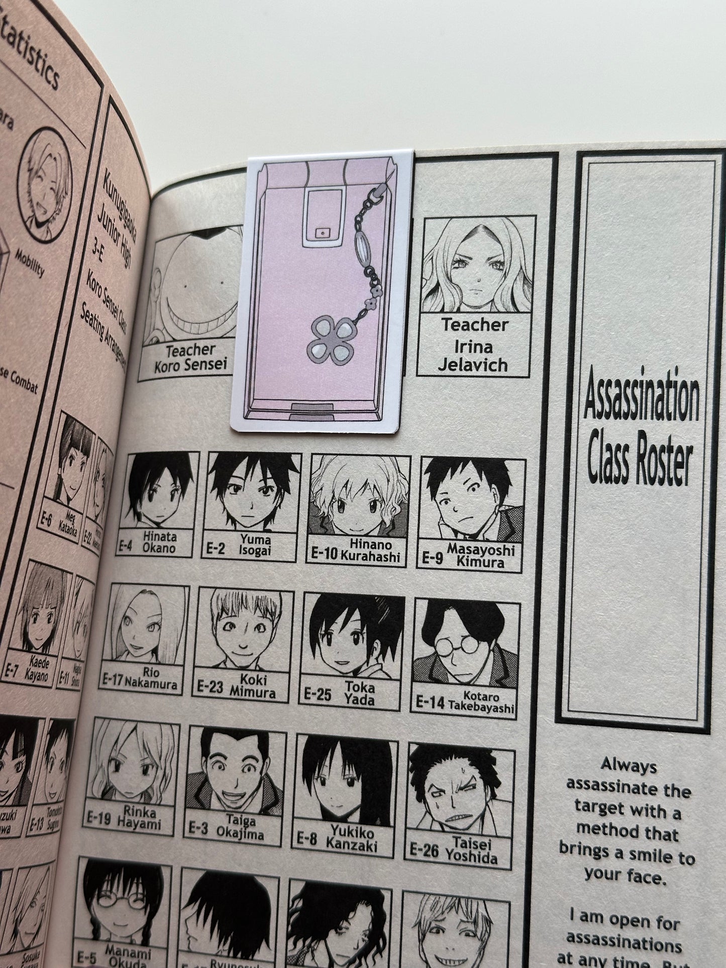 Kimi Ni Todoke Phone + charm magnetic bookmark