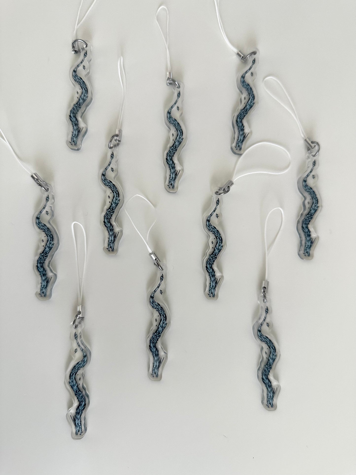 Ice dragon Phone strap