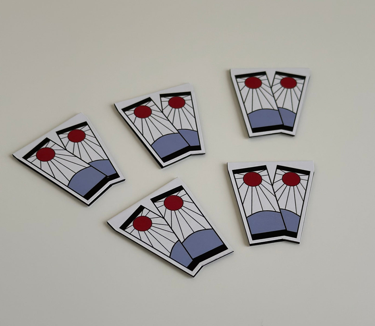 Hanafuda earrings Magnetic Bookmark