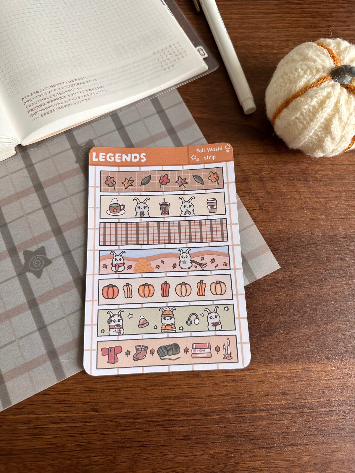 Fall Washi strips