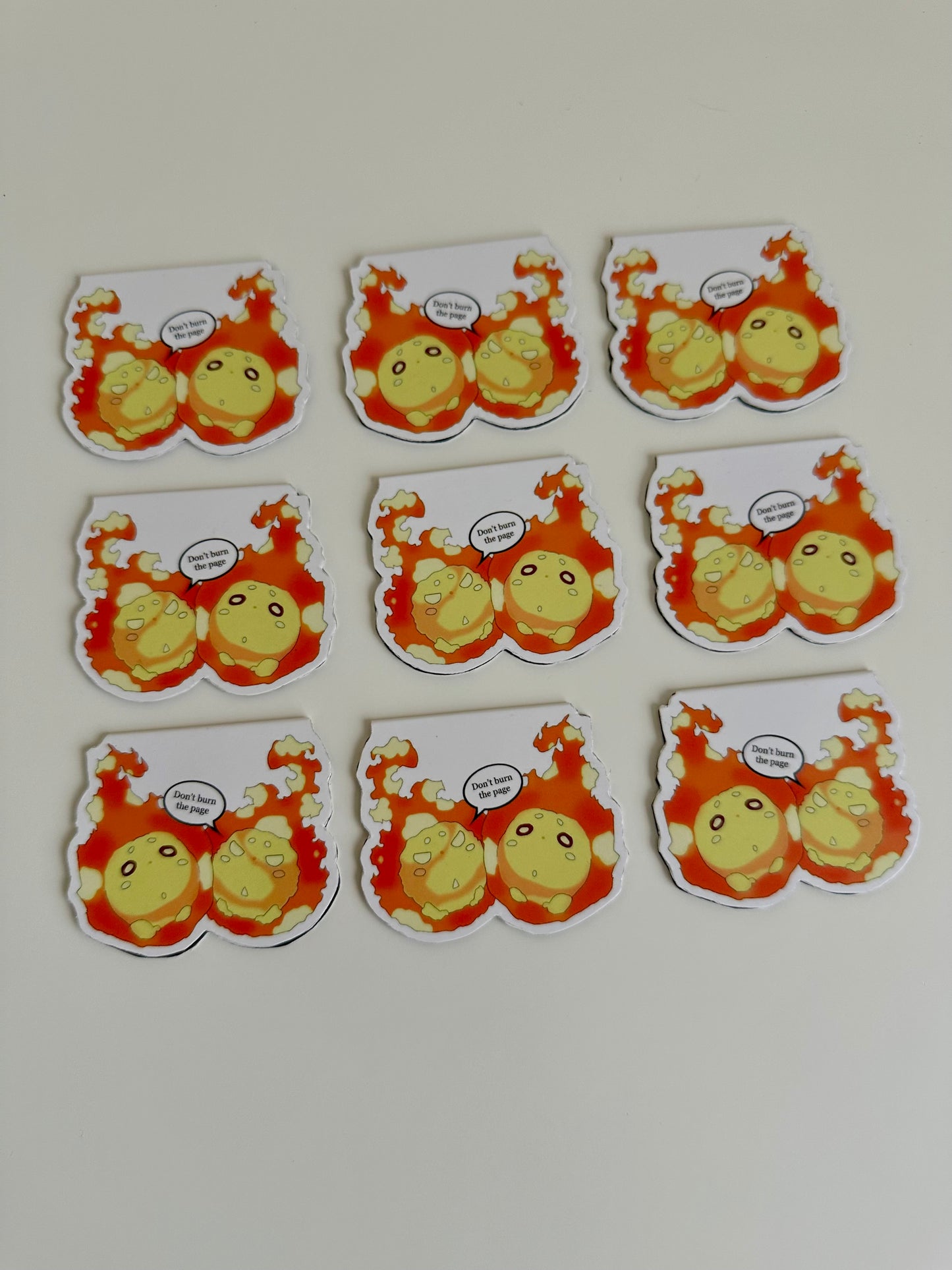 Fireballs Magnetic bookmark