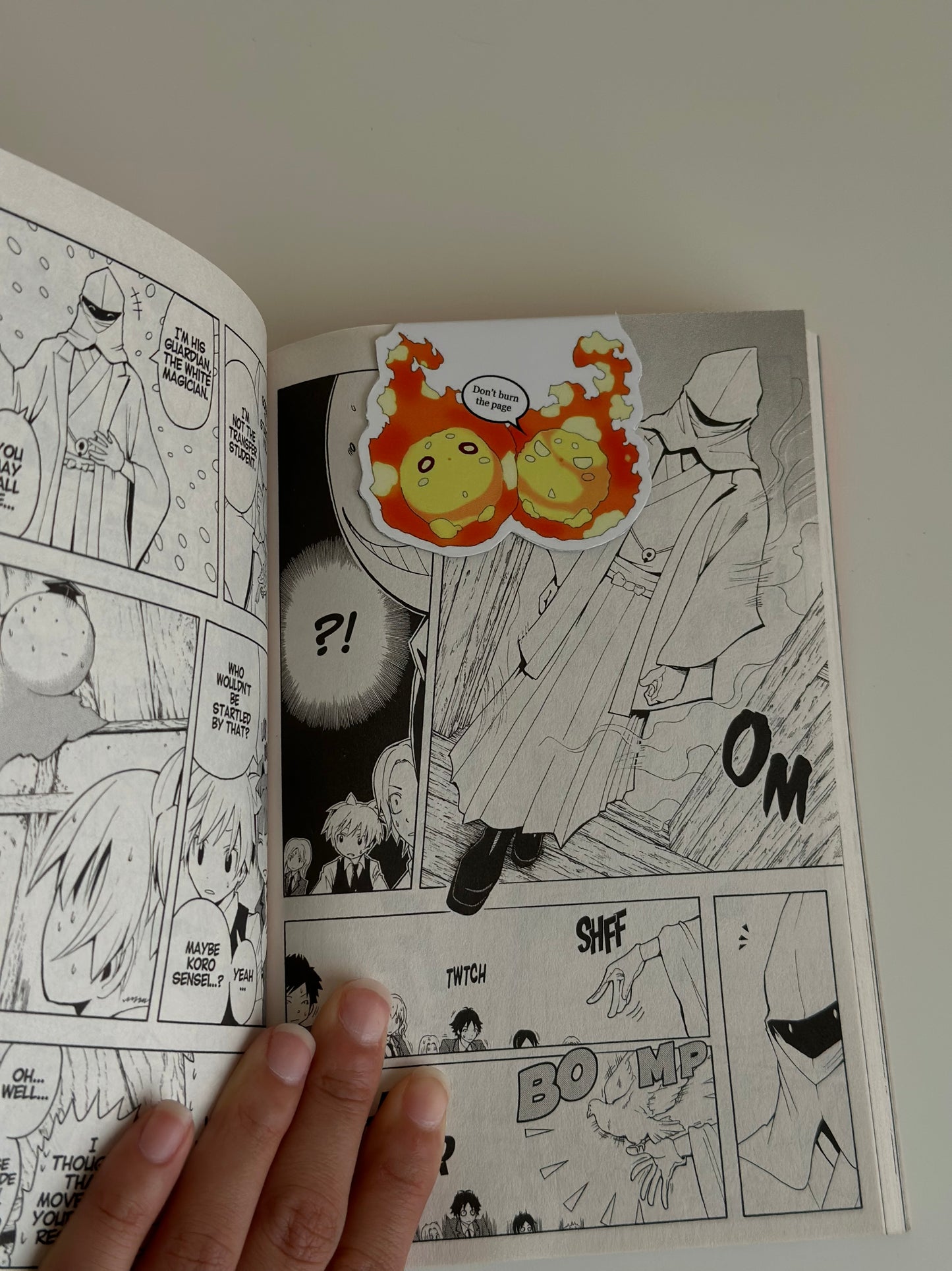 Fireballs Magnetic bookmark