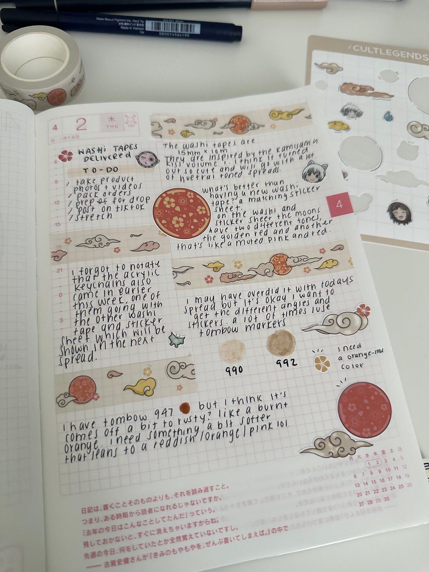 Kiss from a god washi tape✨
