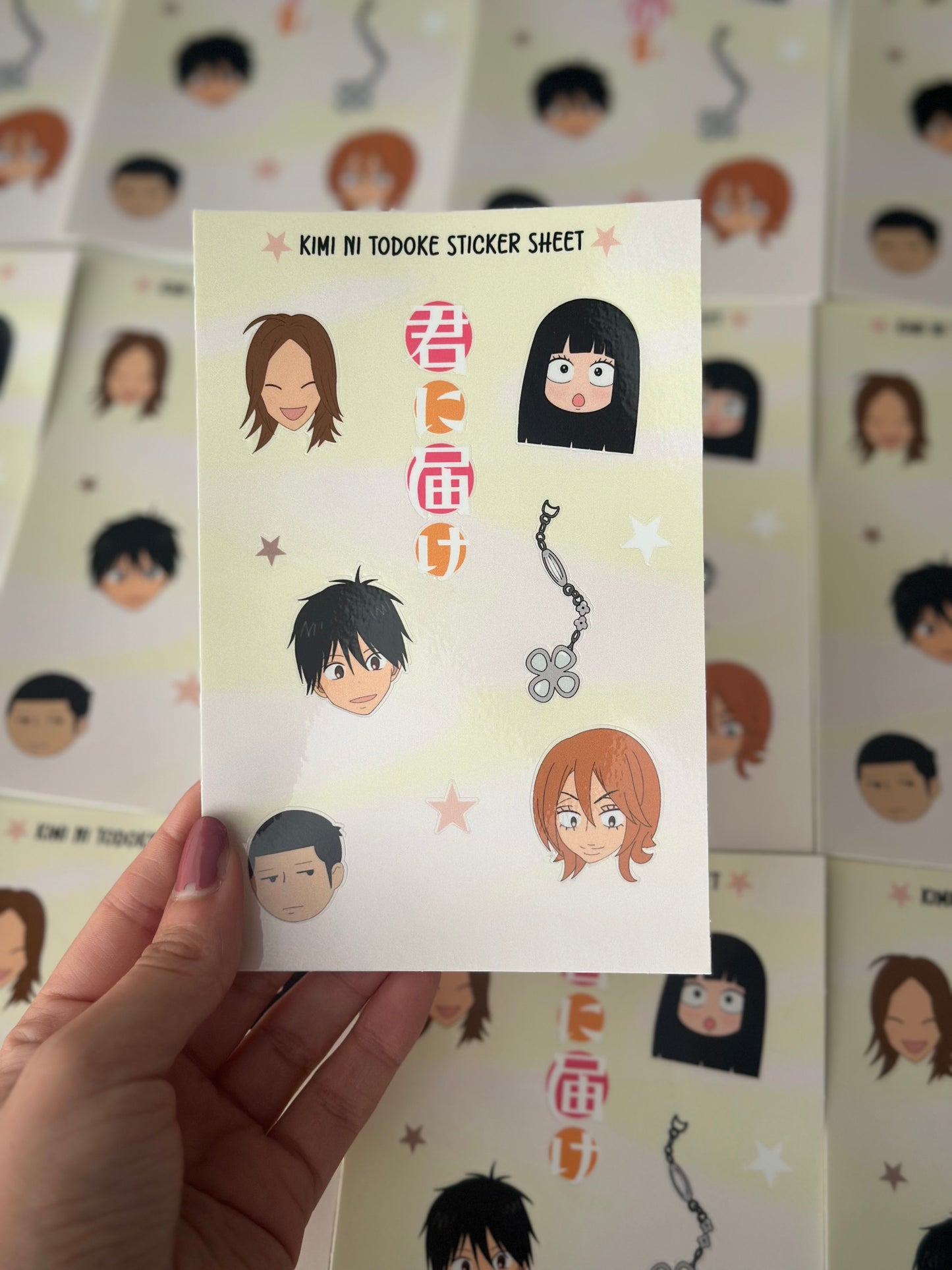 Kimi ni Todoke sticker sheet 