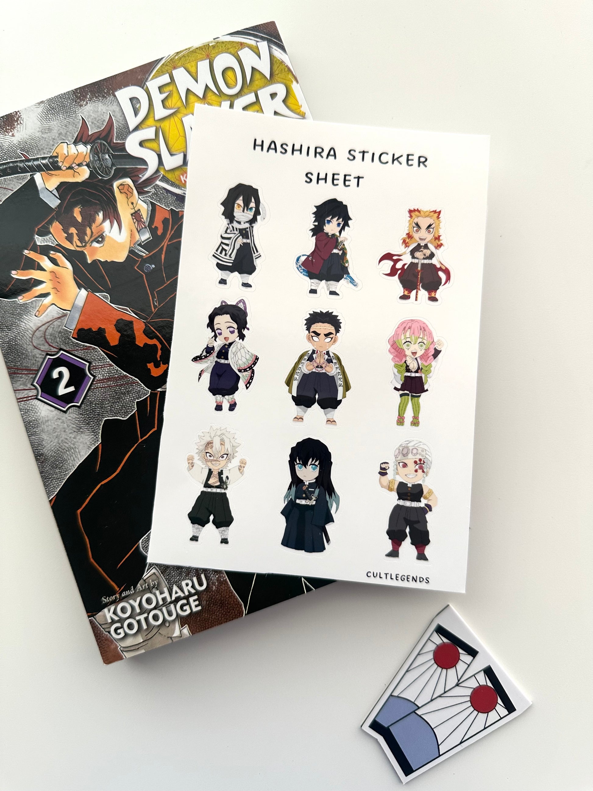 Hashira sticker sheet