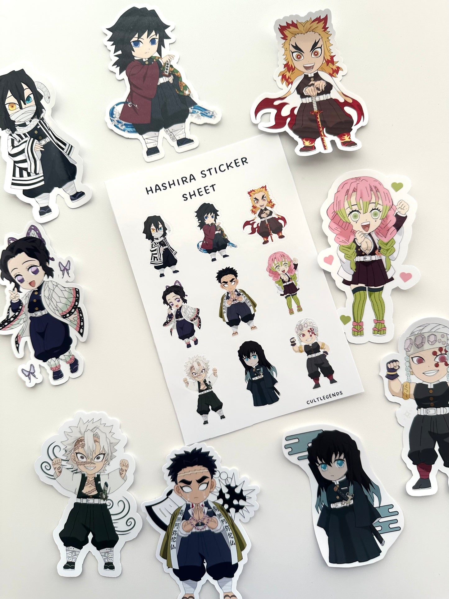 Slayers chibi sticker sheet